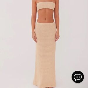 Pepper mayo top and skirt set